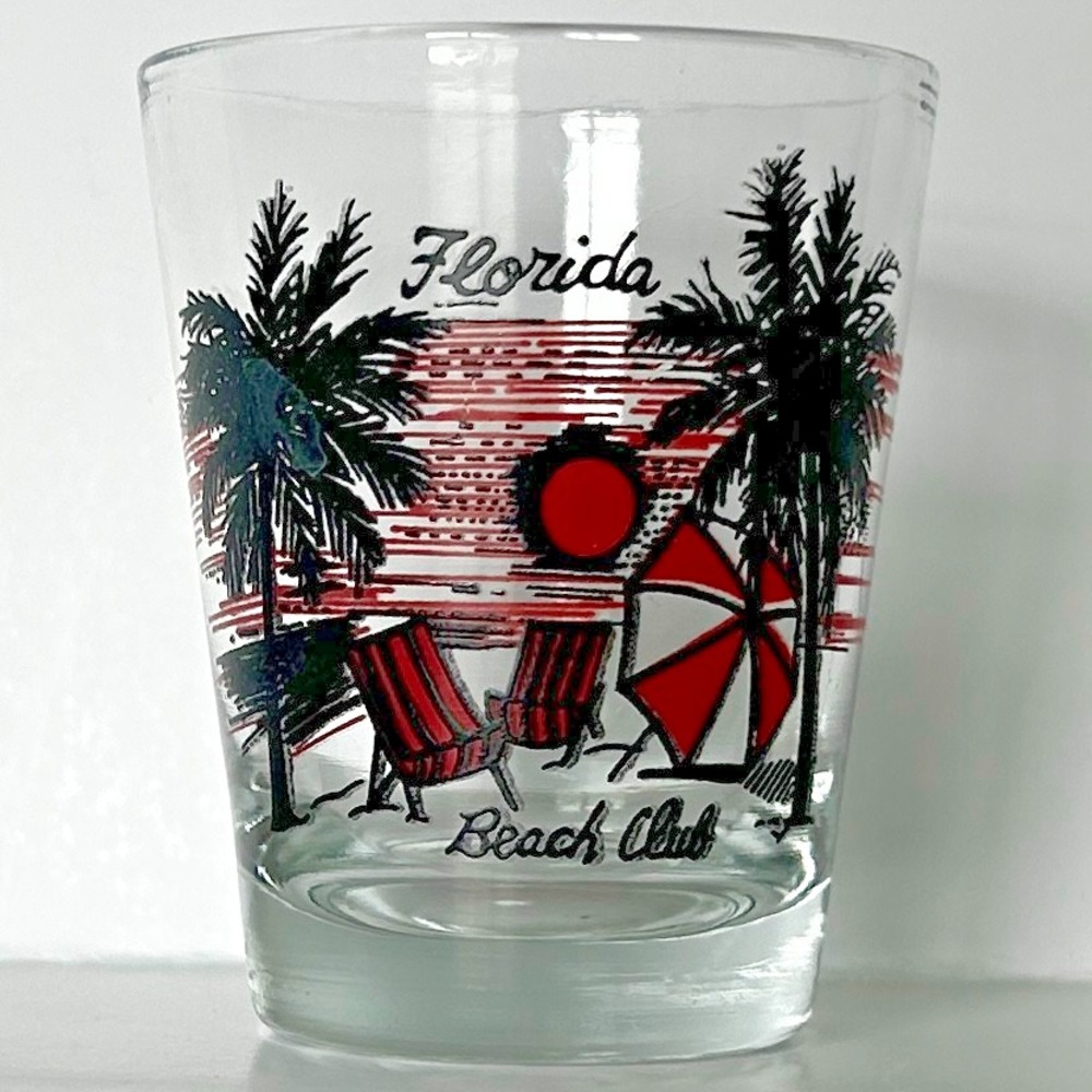 Florida Beach Club‎ Collectible Shot Glass Barware Souvenir Drinkware